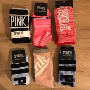 NWT Victoria’s Secret Pink sock lot bundle